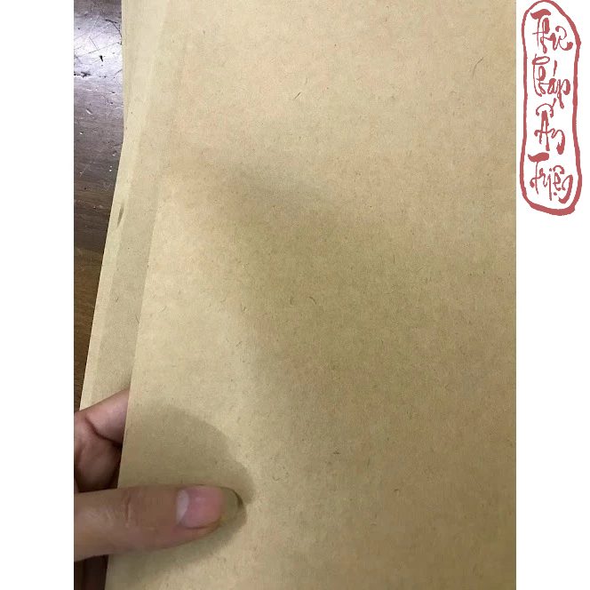 100 TỜ GIẤY KRAFT NGA ( giấy xi măng nâu ) KHỔ A4 DÙNG ĐỂ ĐÓNG SÁCH GIẢ CỔ/ GÓI QUÀ - Hình ảnh 6