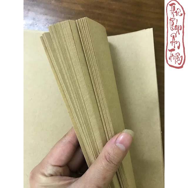 100 TỜ GIẤY KRAFT NGA ( giấy xi măng nâu ) KHỔ A4 DÙNG ĐỂ ĐÓNG SÁCH GIẢ CỔ/ GÓI QUÀ - Hình ảnh 5
