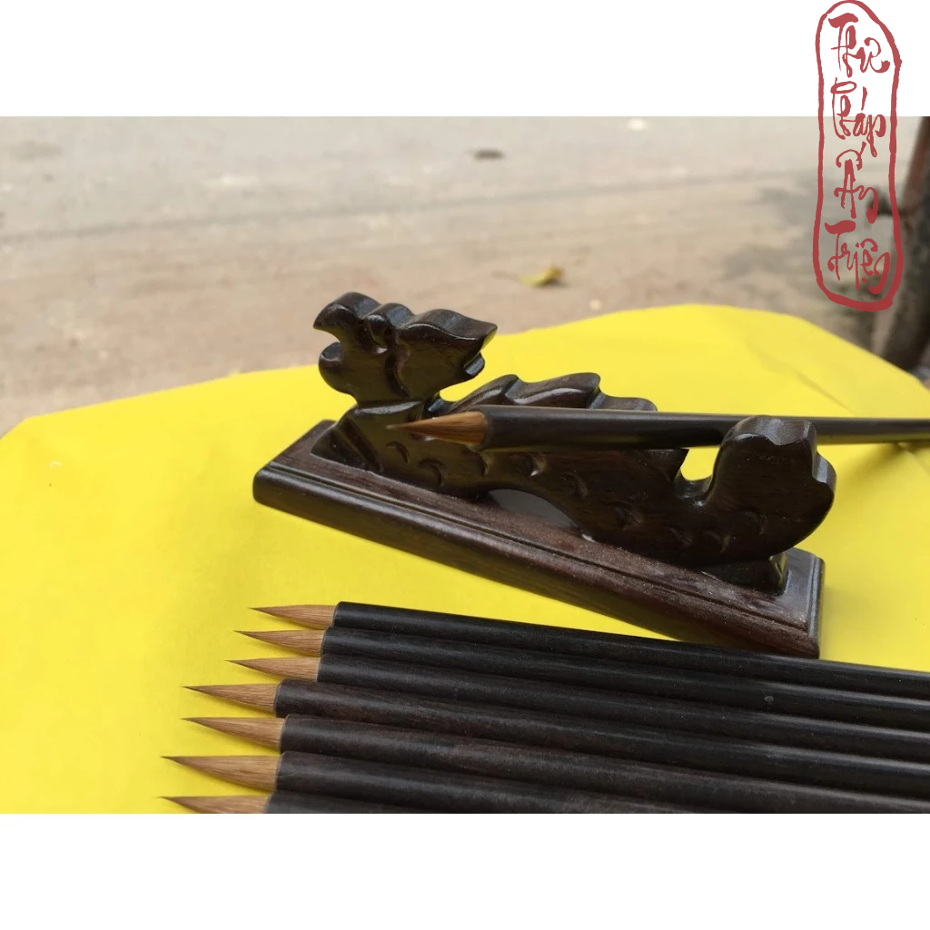 GÁC BÚT GỖ THƯ PHÁP - Hình ảnh 2