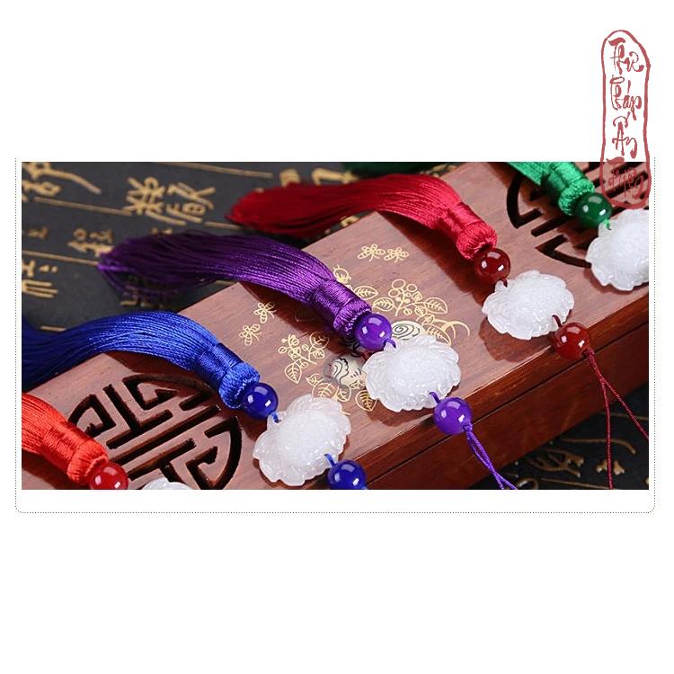 Tua rua ngọc bội hoa sen cổ trang - Hình ảnh 5