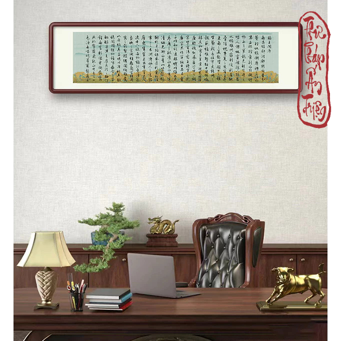 Thiên Lí Giang Sơn 10 Mét Giấy Xuyến Chỉ Kẻ Ô Vuông Ô Dọc 2cm 3cm Luyện Viết Chữ Thư Pháp Hán Việt - Hình ảnh 8