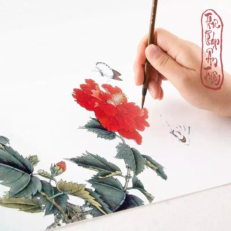Bút tiểu chỉnh ngòi - bút lông thư pháp tiểu tự viết chữ - vẽ tranh thủy mặc, đi nét - Hình ảnh 2