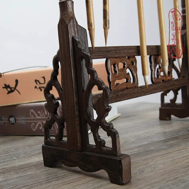 GIÁ TREO BÚT THƯ PHÁP KÊ SÍ MỘC - Hình ảnh 4