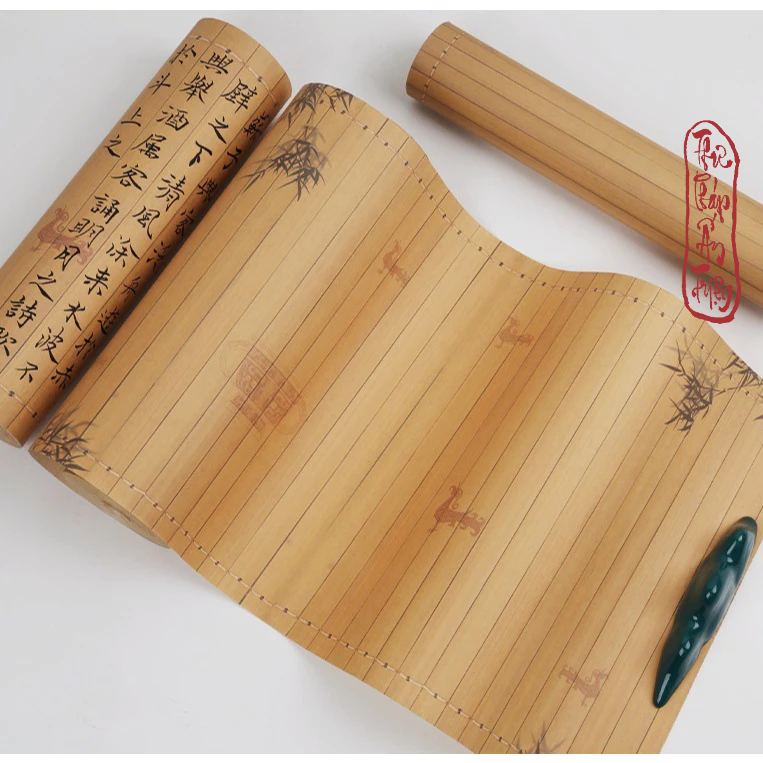 Giấy Xuyến Chỉ Mành Trúc Cổ Học Tinh Hoa Luyện Viết Thư Pháp Hán Việt Bán Sinh Bán Thục Xuyến Thục Tuyên 10 mét 20 mét - Hình ảnh 5
