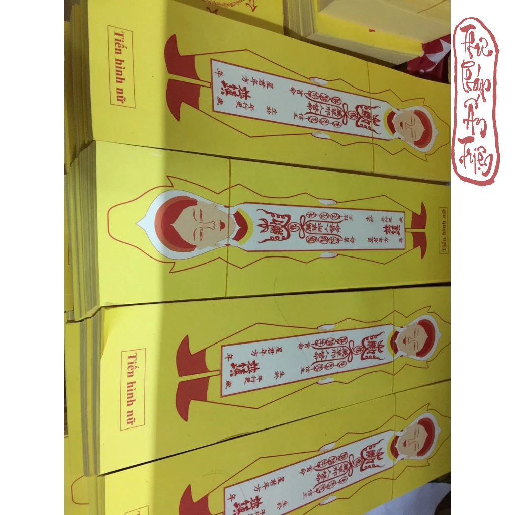 100 Cặp Phù Tiến Hình Nhân Cúng Sao Nam Nữ - Hình ảnh 2