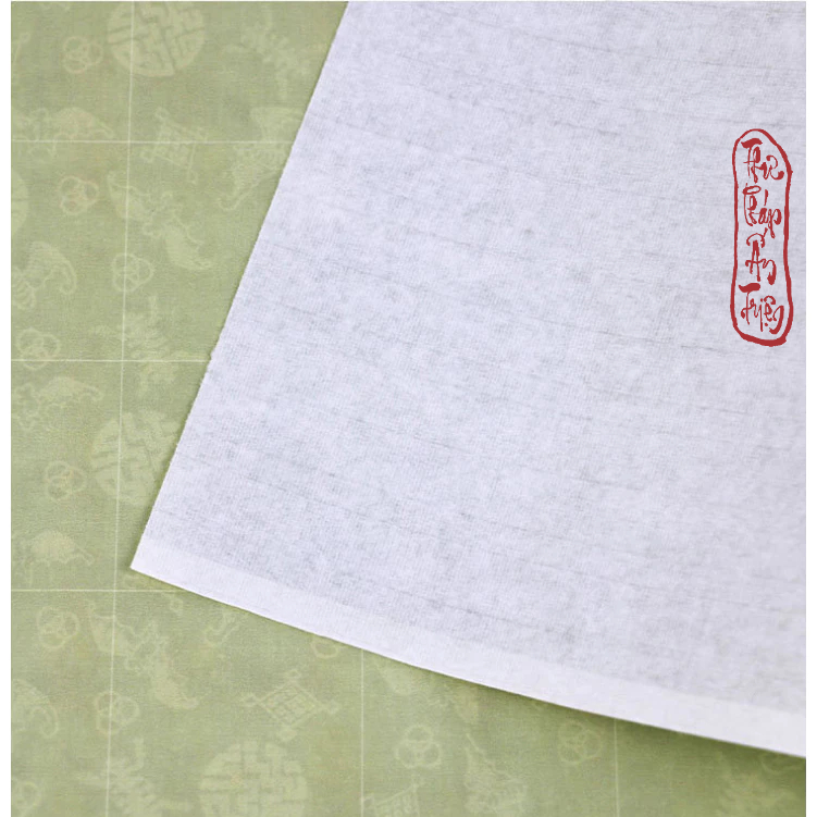 Giấy Xuyến Chỉ Viết Thư Pháp Bách Phúc Cát Tường Hoa Văn Chữ Thọ Bán Sinh Bán Thục - Hình ảnh 8