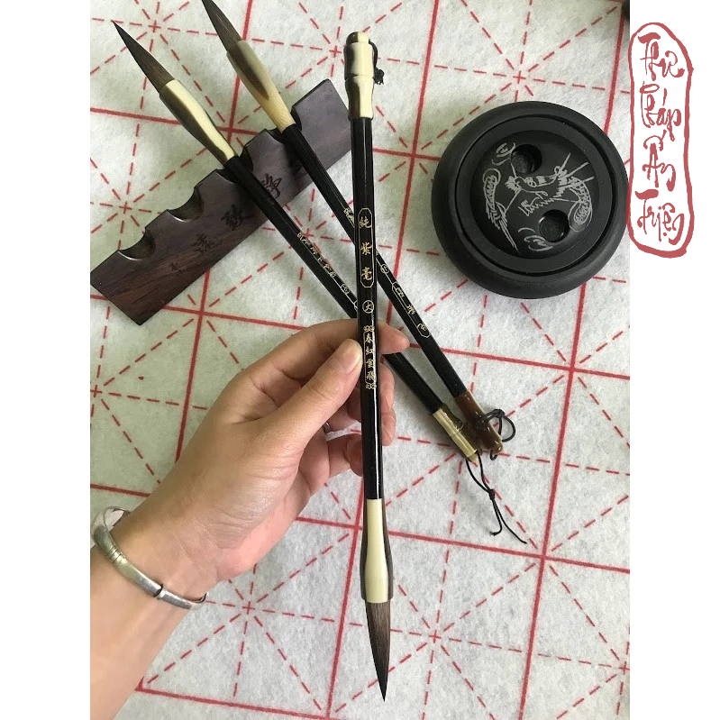 BÚT LÔNG THƯ PHÁP 100% LÔNG THỎ THUẦN TỬ HÀO - Hình ảnh 5