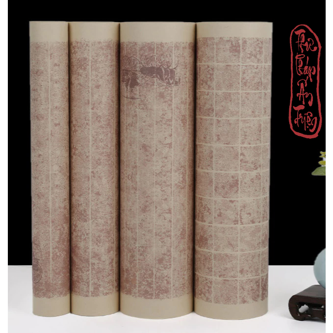10 Mét Giấy Xuyến Chỉ Kẻ Ô Phú Cổ Thác Phiến Ô Vuông Ô Dọc 2cm 3cm Luyện Viết Chữ Thư Pháp Hán Việt - Hình ảnh 4