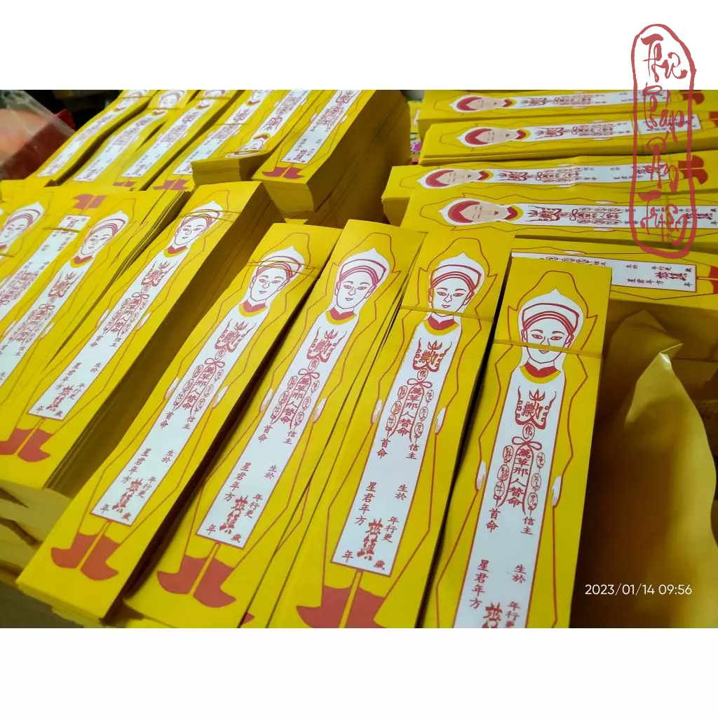 100 Cặp Phù Tiến Hình Nhân Cúng Sao Nam Nữ - Hình ảnh 3