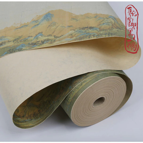 Thiên Lí Giang Sơn 10 Mét Giấy Xuyến Chỉ Kẻ Ô Vuông Ô Dọc 2cm 3cm Luyện Viết Chữ Thư Pháp Hán Việt - Hình ảnh 5