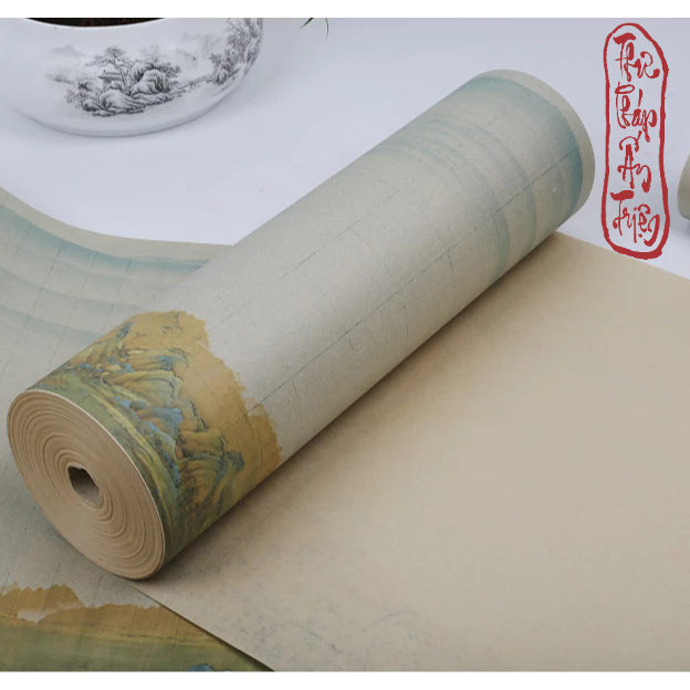 Thiên Lí Giang Sơn 10 Mét Giấy Xuyến Chỉ Kẻ Ô Vuông Ô Dọc 2cm 3cm Luyện Viết Chữ Thư Pháp Hán Việt - Hình ảnh 6