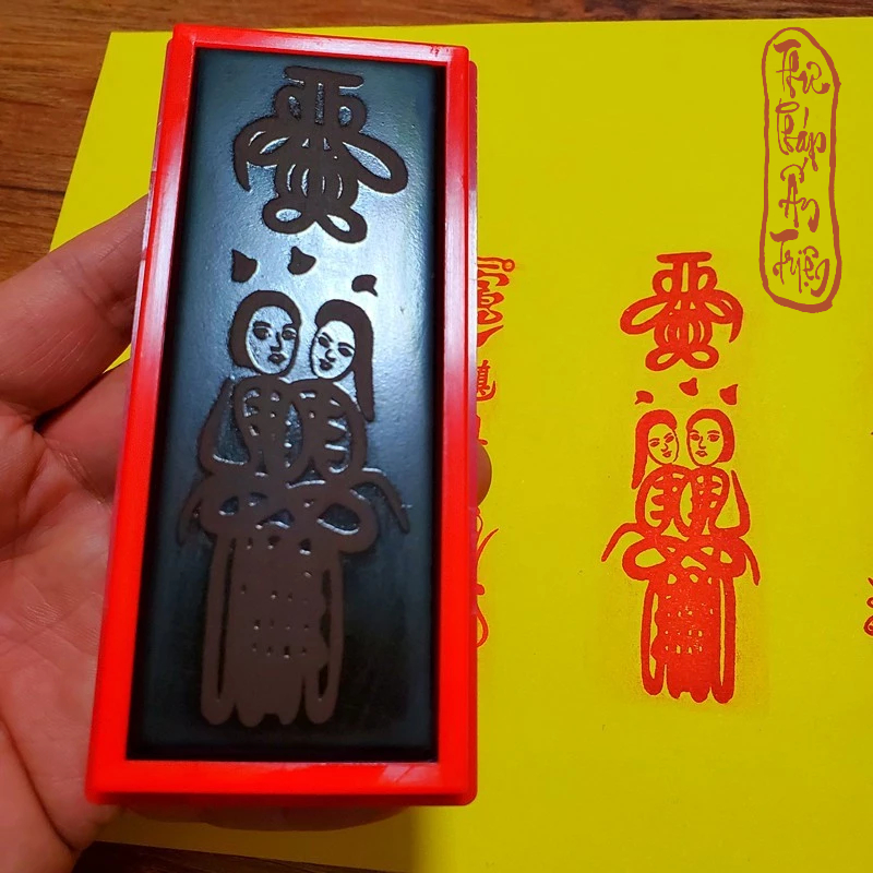DẤU FLASH TAM BẢO - NGỌC HOÀNG - LIÊN HOA ( DẤU LIỀN MỰC THẨM THẤU ) - Hình ảnh 6