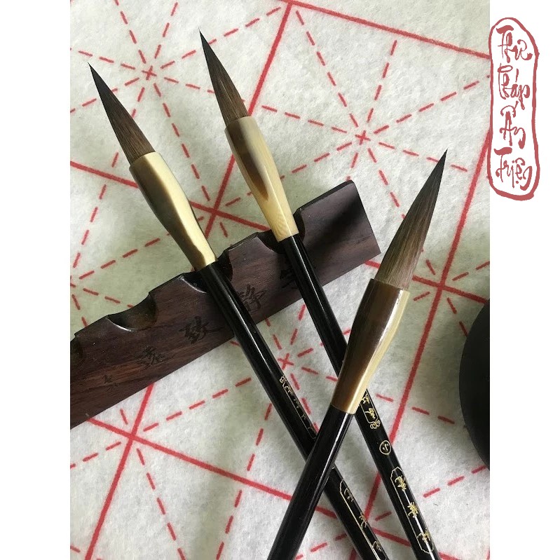 BÚT LÔNG THƯ PHÁP 100% LÔNG THỎ THUẦN TỬ HÀO - Hình ảnh 7