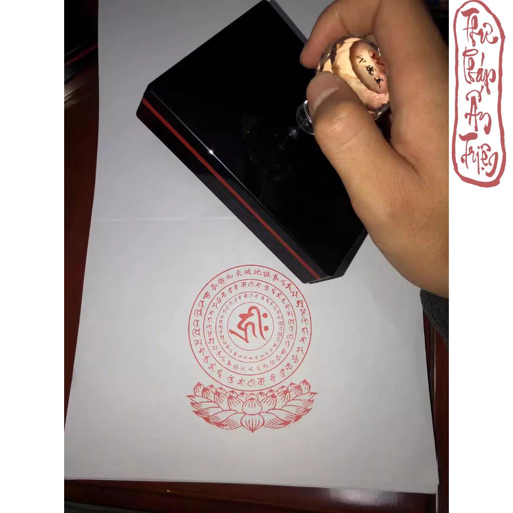 DẤU TRIỆN FLASH PHÙ CẦU TÀI, NHÂN DUYÊN, TRƯƠNG THIÊN SƯ, MUA BÁN, ÁN MA NI CON DẤU ĐẠO PHÁP PHẬT GIÁO - Hình ảnh 2