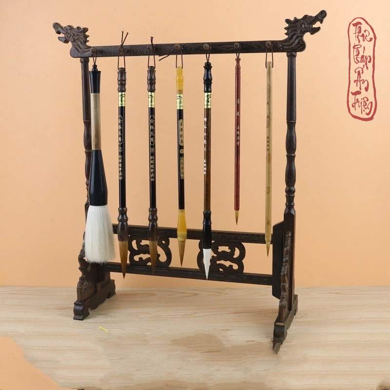GIÁ TREO BÚT THƯ PHÁP KÊ SÍ MỘC - Hình ảnh 3