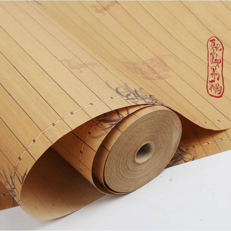 Giấy Xuyến Chỉ Mành Trúc Cổ Học Tinh Hoa Luyện Viết Thư Pháp Hán Việt Bán Sinh Bán Thục Xuyến Thục Tuyên 10 mét 20 mét - Hình ảnh 9