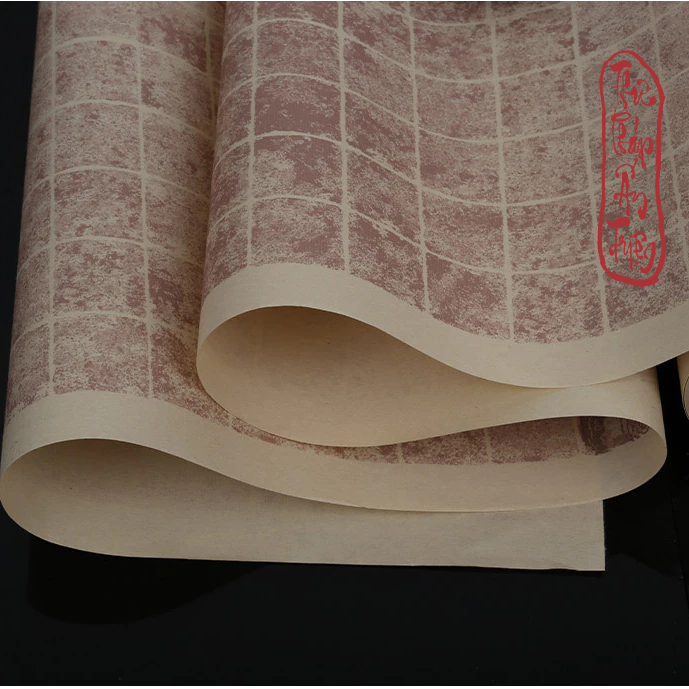 10 Mét Giấy Xuyến Chỉ Kẻ Ô Phú Cổ Thác Phiến Ô Vuông Ô Dọc 2cm 3cm Luyện Viết Chữ Thư Pháp Hán Việt - Hình ảnh 7