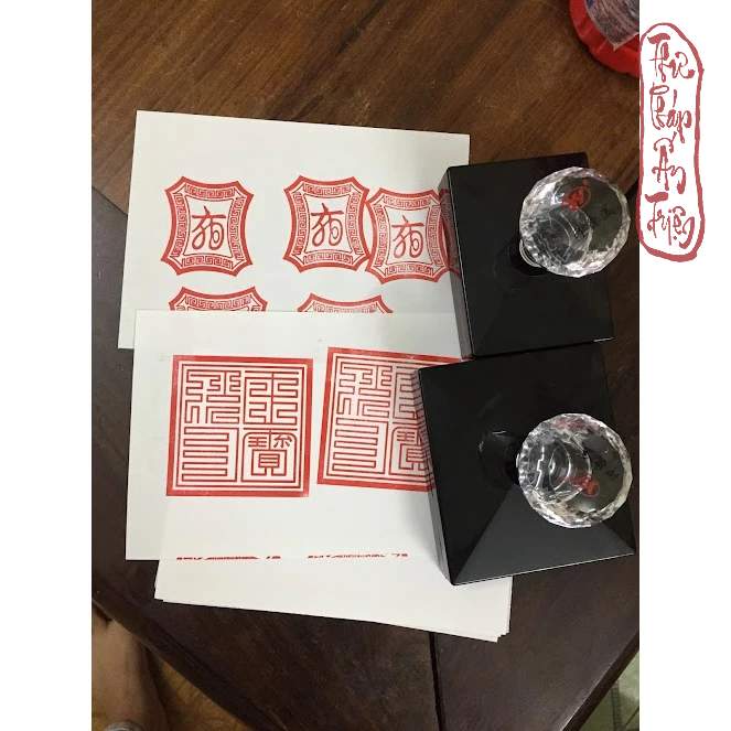 DẤU FLASH TAM BẢO - NGỌC HOÀNG - LIÊN HOA ( DẤU LIỀN MỰC THẨM THẤU ) - Hình ảnh 3