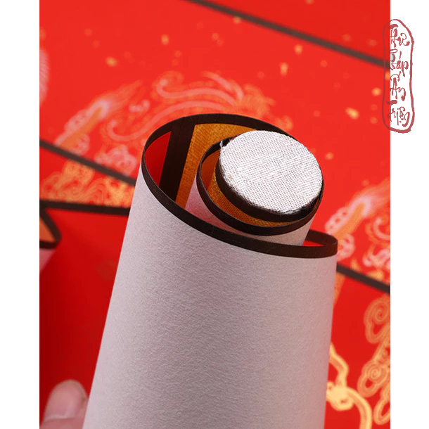 BIỂU BO LỤA VIẾT CÂU ĐỐI LONG PHỤNG MÀU ĐỎ MAY MẮN CHÚC TẾT ĐẦU NĂLM - Hình ảnh 4