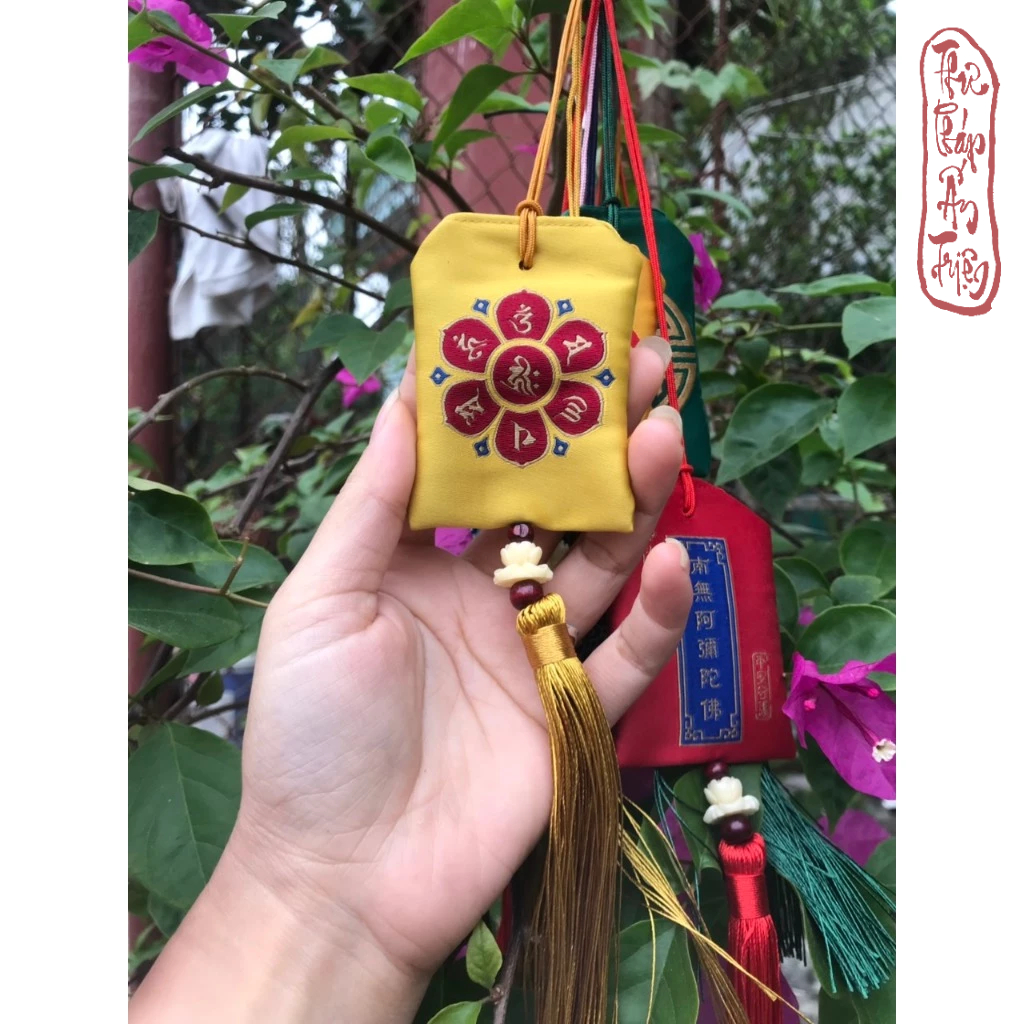 TÚI PHƯỚC NAM MÔ A DI ĐÀ PHẬT - OM MA NI PAD ME HUM - Hình ảnh 7