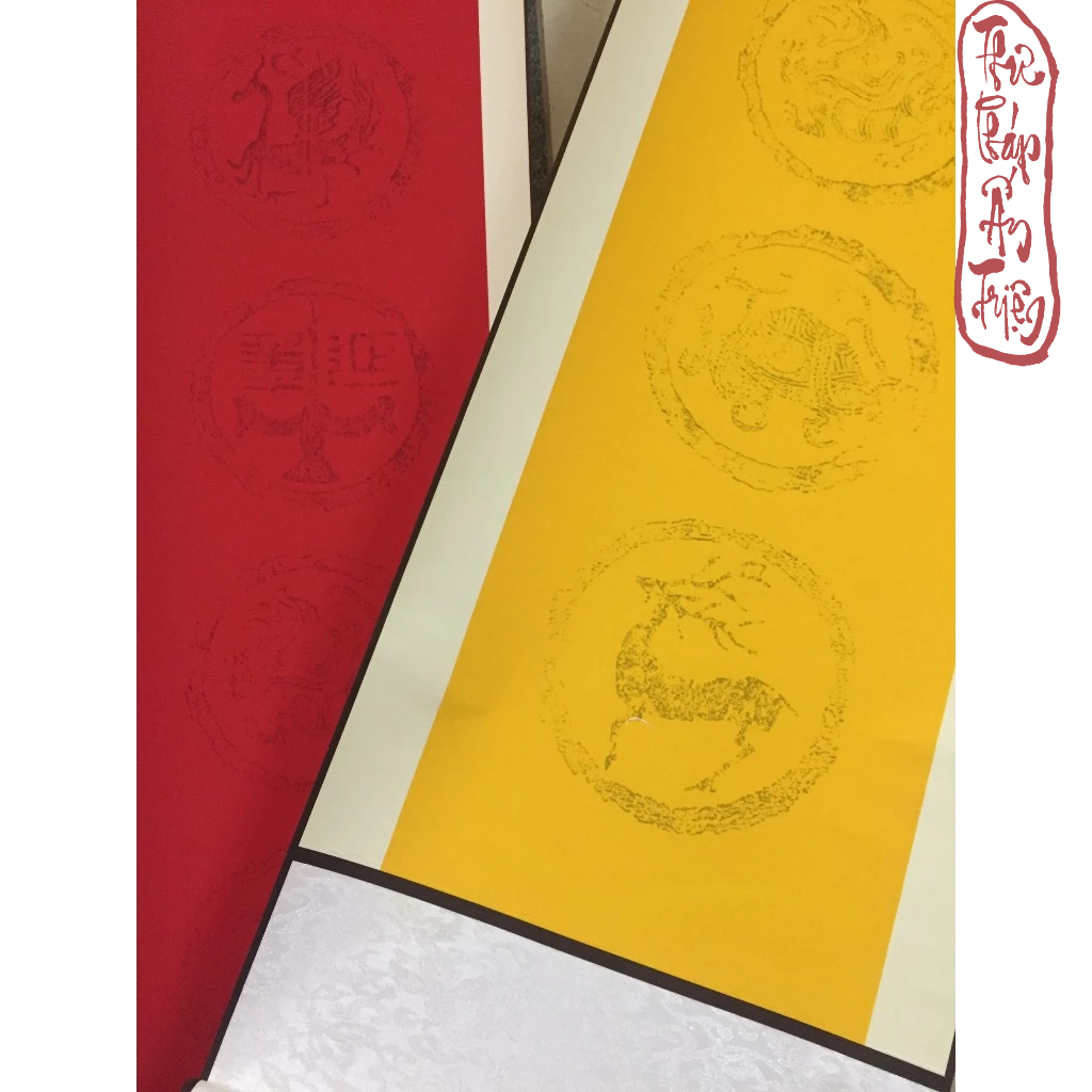 Biểu bo lụa viết câu đối 32x175cm 1 chiếc - Hình ảnh 8