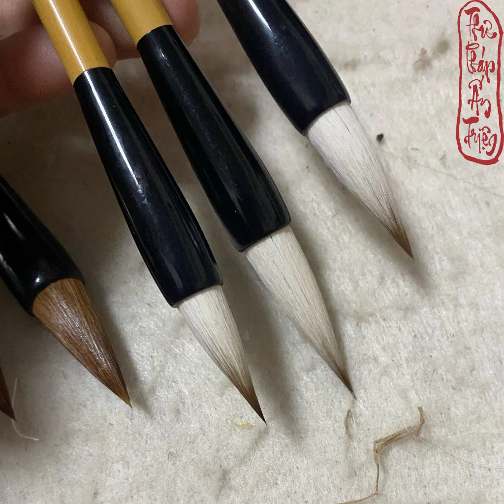 Bút Lông Thư Pháp Thành Nhân Toán Đầu Đoản Phong Chuyên Luyện Chữ Hán Khải - Hình ảnh 2