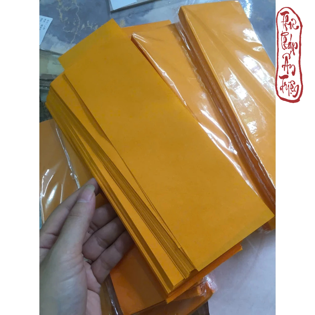 100 Tờ Giấy Hoàng Chỉ Chuyên Dụng Vẽ Viết Chữ - Hình ảnh 5