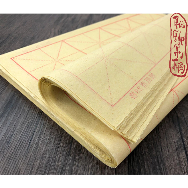 Tập 70 Tờ Giấy Xuyến Chỉ Kẻ Ô Mễ Luyện Viết Thư Pháp Hán Việt Giá Rẻ - Hình ảnh 7