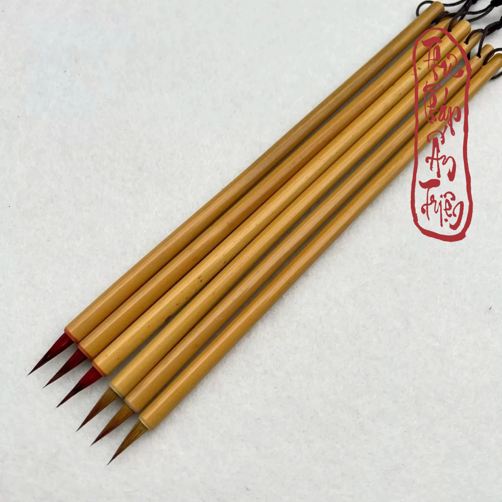 Bút Lông Thư Pháp Trúc Quản Tiểu Hồng Mao - Bút lông Tiểu Khải Luyện Viết Tiểu Tự - Hình ảnh 7