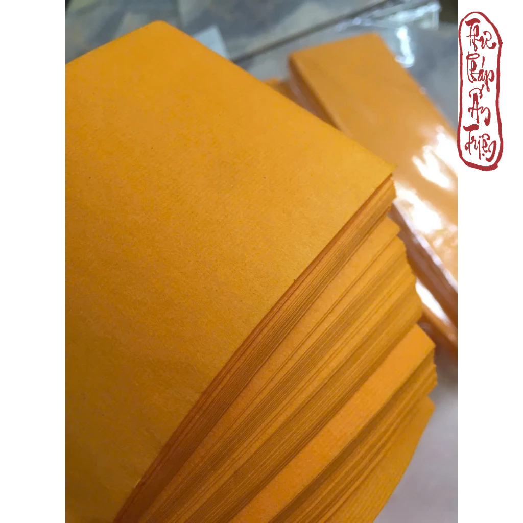 100 Tờ Giấy Hoàng Chỉ Chuyên Dụng Vẽ Viết Chữ - Hình ảnh 7