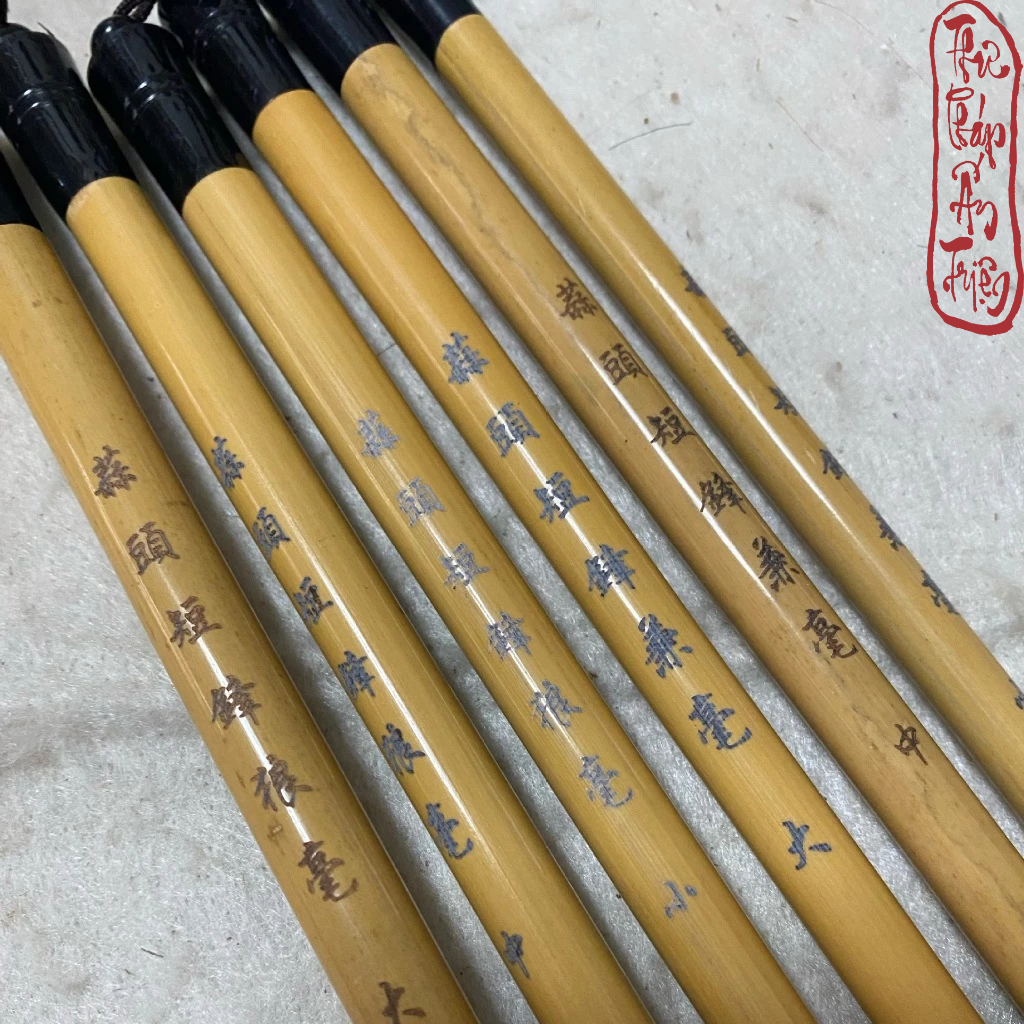 Bút Lông Thư Pháp Thành Nhân Toán Đầu Đoản Phong Chuyên Luyện Chữ Hán Khải - Hình ảnh 3