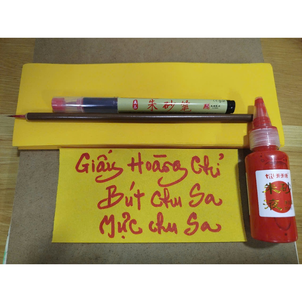100 Tờ Giấy Hoàng Chỉ Chuyên Dụng Vẽ Viết Chữ - Hình ảnh 4