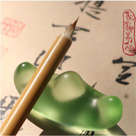 Gác Bút Thư Pháp Thủy Tinh Lưu Ly Mini Văn Phòng Tứ Bảo Dụng Phẩm Thư Pháp - Hình ảnh 6