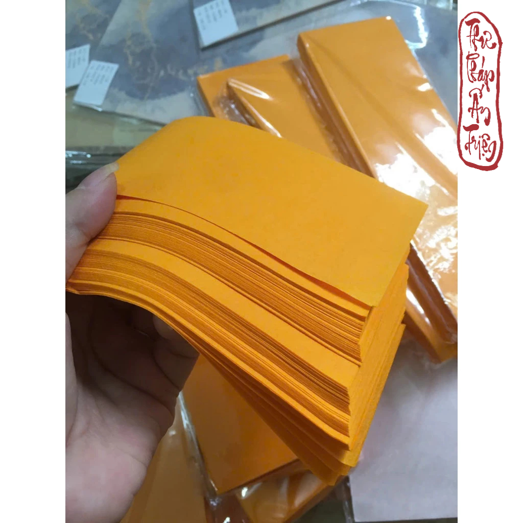 100 Tờ Giấy Hoàng Chỉ Chuyên Dụng Vẽ Viết Chữ - Hình ảnh 6
