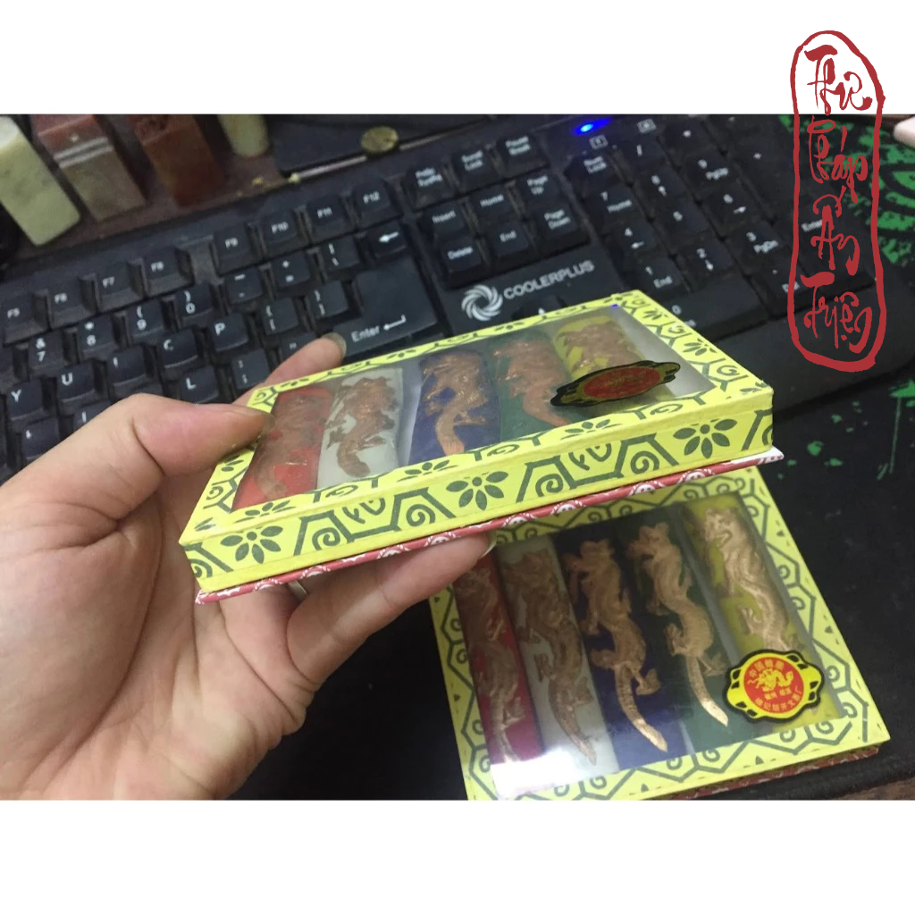 Mực Tàu Thư Pháp - Mực Màu Dạng Thỏi Mài Viết Thư Pháp Vẽ Tranh Thủy Mặc - Hình ảnh 6