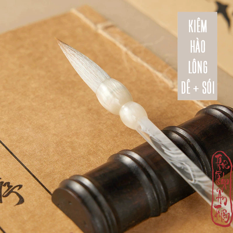 Bút Lông Thư Pháp Tuyết Lê Kiêm Hào - Bút Thư Pháp Loại Đẹp Chất Lượng Tốt Luyện Viết Chữ Tiểu Tự Đại Tự - Hình ảnh 3