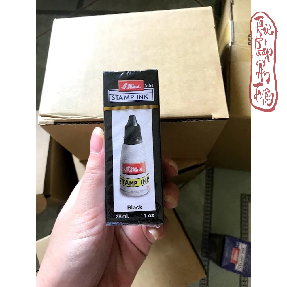 Mực dấu Shiny - Mực dấu liền mực hàng chính hãng Shiny Xanh - Đỏ - Đen - Hình ảnh 6