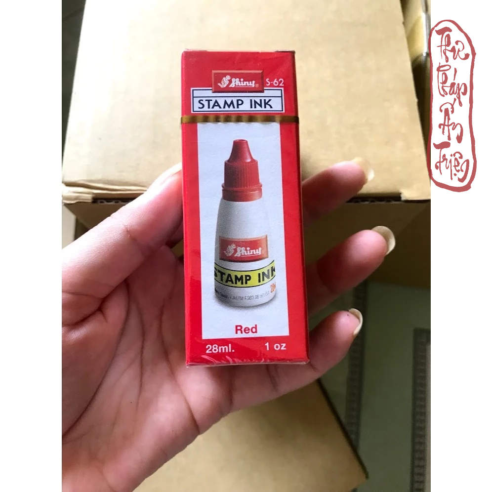 Mực dấu Shiny - Mực dấu liền mực hàng chính hãng Shiny Xanh - Đỏ - Đen - Hình ảnh 4