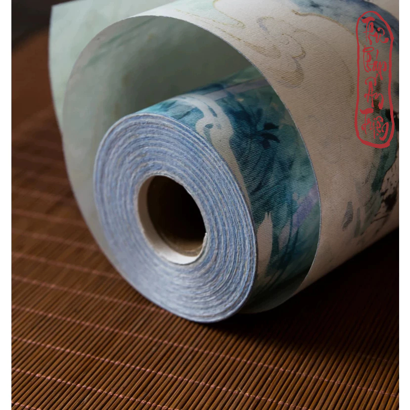 Mới-40 Mẫu 10mét Giấy Xuyến Chỉ Phủ Sáp Cổ Trang Văn Học Luyện Viết Chữ Thư Pháp Hán Việt Trang Trí Quà Tặng Tiếng Trung - Hình ảnh 5