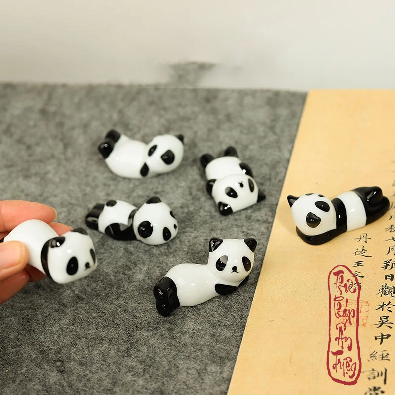 Gác bút sứ thư pháp mini dễ thương decor bàn học - Hình ảnh 3
