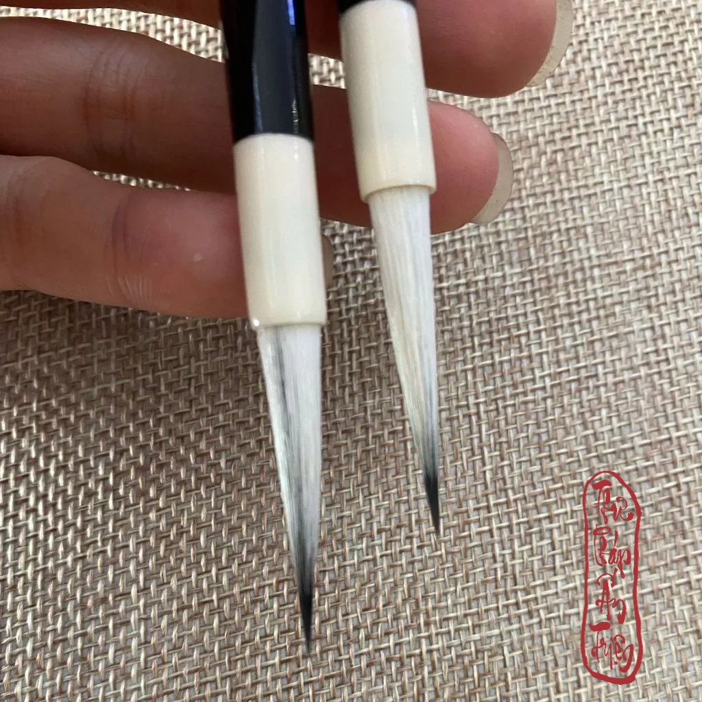 Bút lông thư pháp xuất phong dài chuyên dụng viết tiểu hành thư - Hình ảnh 5