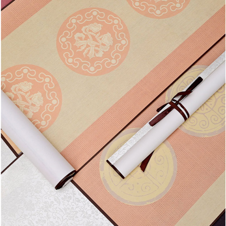 Biểu liễn lụa 4 từ viết đại tự dụng cụ luyện viết thư pháp hán việt câu đối - Hình ảnh 5