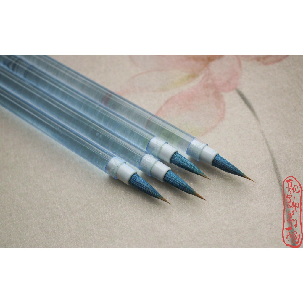 Bút Lông Thư Pháp Tử Tước Bạch Đế Mặc Uyên - Bút Viết Sấu Kim Bản Bút Lông Luyện nét tiểu tự - Hình ảnh 6